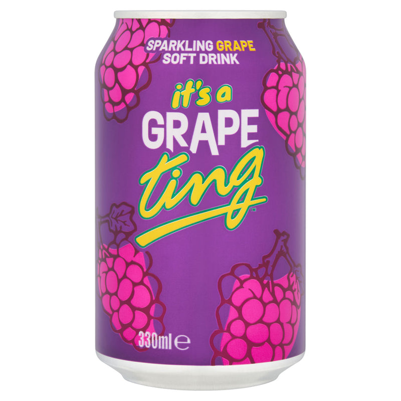 Ting sparkling grape soft drink 330ml (British brand)