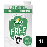 Arla LactoFree semi skimmed milk 1 Litre - British product