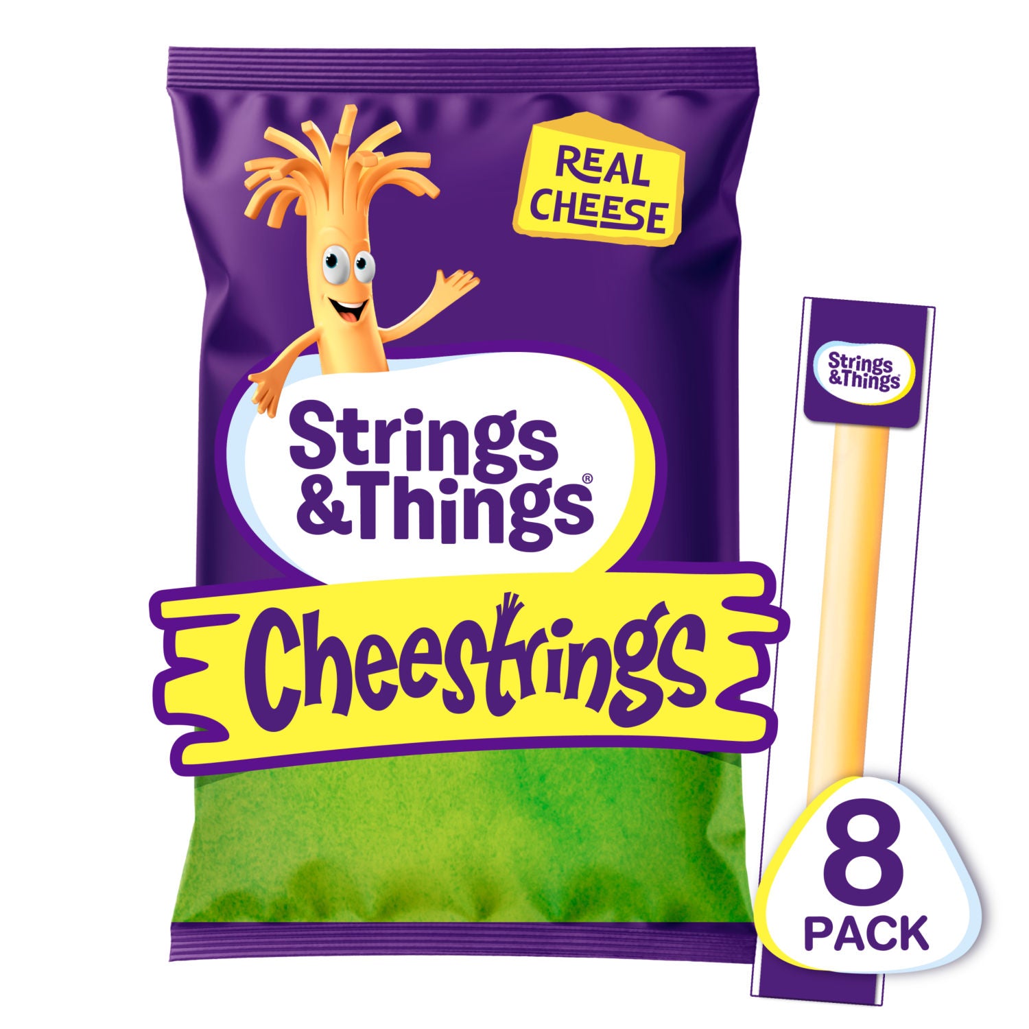 Strings & Things Cheestrings string cheese snacks 8 x 20g (British brand)