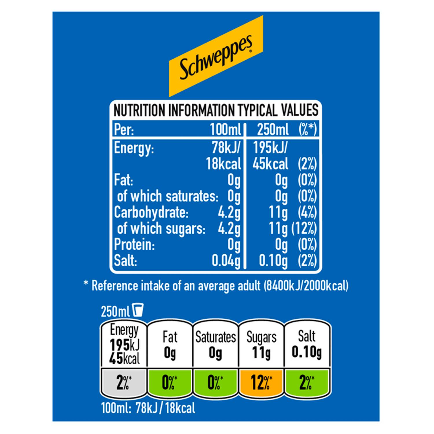 Schweppes Lemonade sparkling soft drink 2 litre (British brand)