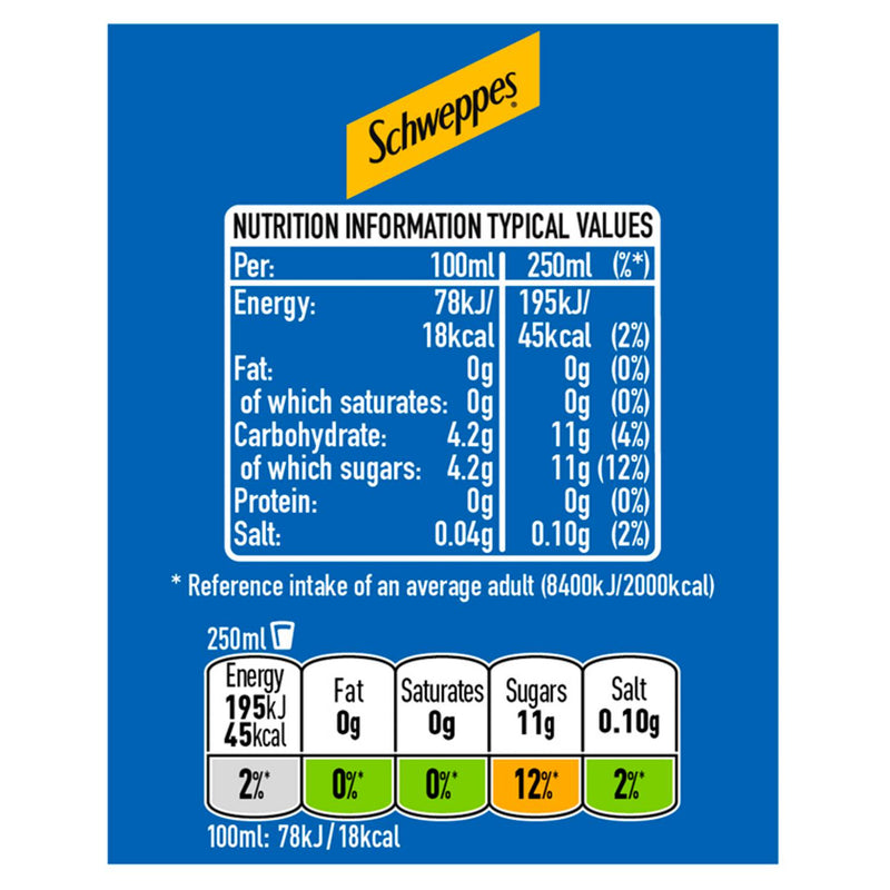 Schweppes Lemonade sparkling soft drink 2 litre (British brand)
