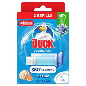 Duck toilet fresh disc refills Marine Duo 2x36ml - British product