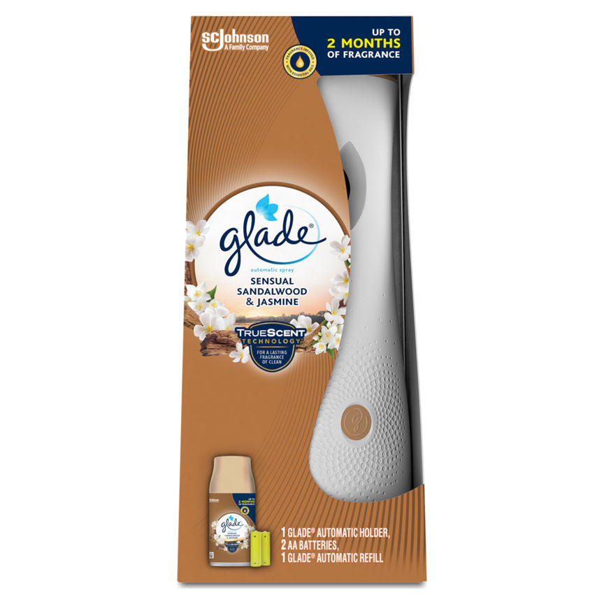 Glade Automatic Spray Kit, Sandalwood & Jasmine - Holder & 1 Refill GOODS ASDA   