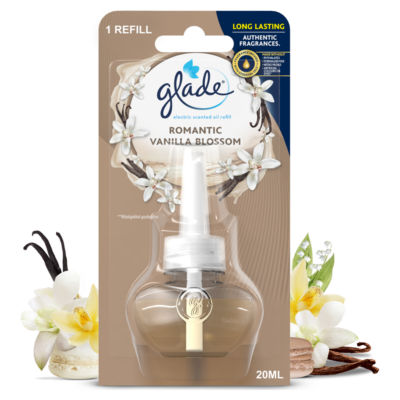 Glade Vanilla Blossom air freshener scented oil refill 20ml, UK version