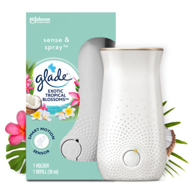 Glade Sense & Spray Autospray Diffuser & Refill Exotic Air Freshener