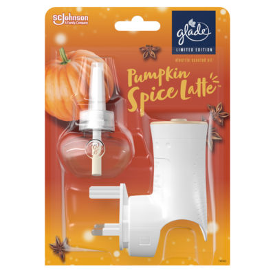 ASDA Glade Pumpkin Spice Latte Electric Scented Oil Refill 20ml- Buy online at McGrocer