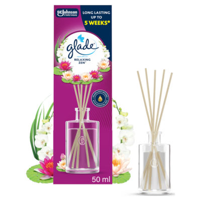 ASDA Glade Relaxing Zen Reed Diffuser 50ml- Buy online at McGrocer