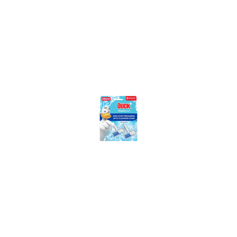 Duck Fresh Boost Toilet Rim Block Marine Wave 32g, UK version