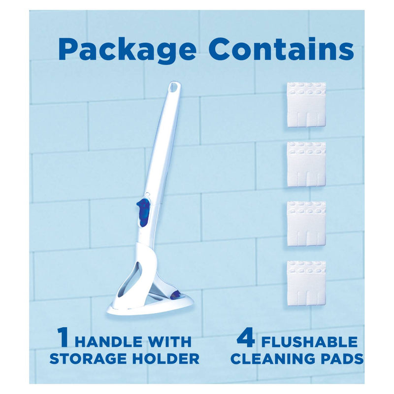 Duck Fresh Brush toilet cleaner with handle and 4 refills - British product