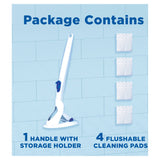 Duck Fresh Brush toilet cleaner with handle and 4 refills - British product