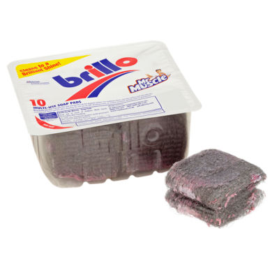 Brillo Multi-Use Cleaning Soap Pads 10 Pack - British product