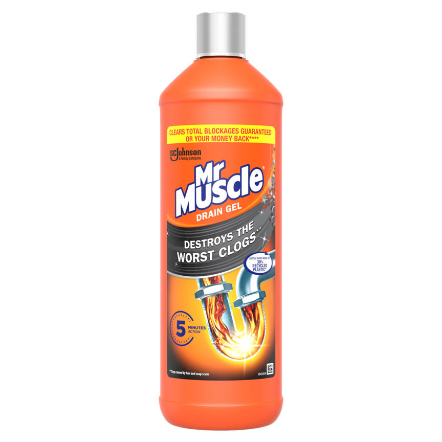 Mr Muscle Max Gel Drain Unblocker GOODS ASDA   