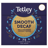 Tetley finest smooth decaf black tea bags 237g, UK version