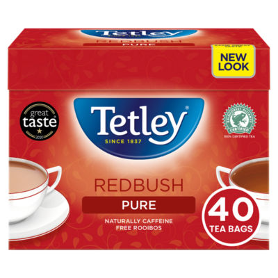 Tetley Redbush tea bags 100g (British brand)