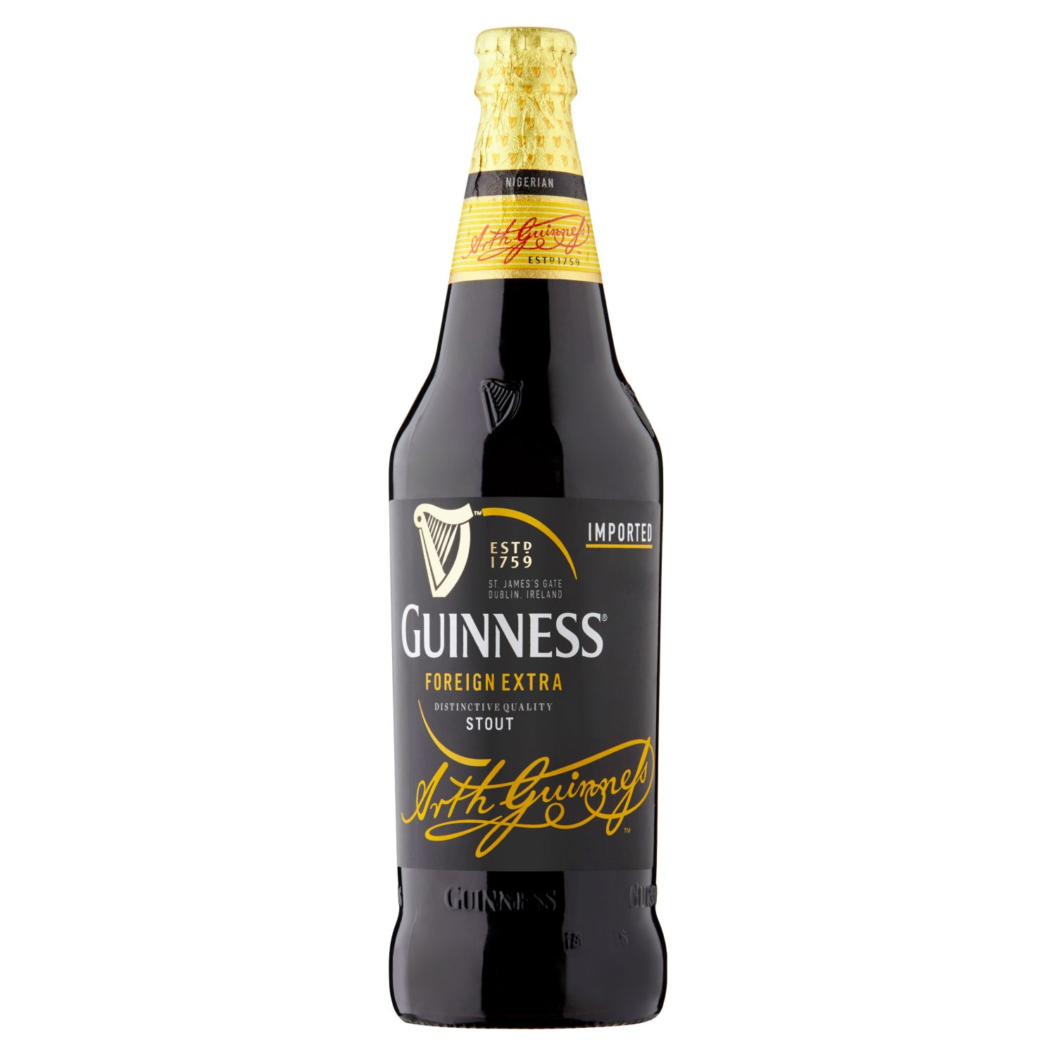 Guinness Foreign Extra Stout 600ml (British brand)