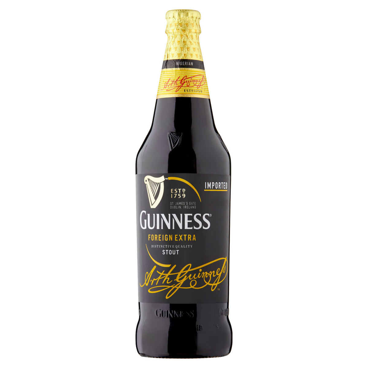Guinness Foreign Extra Stout 600ml (British brand)
