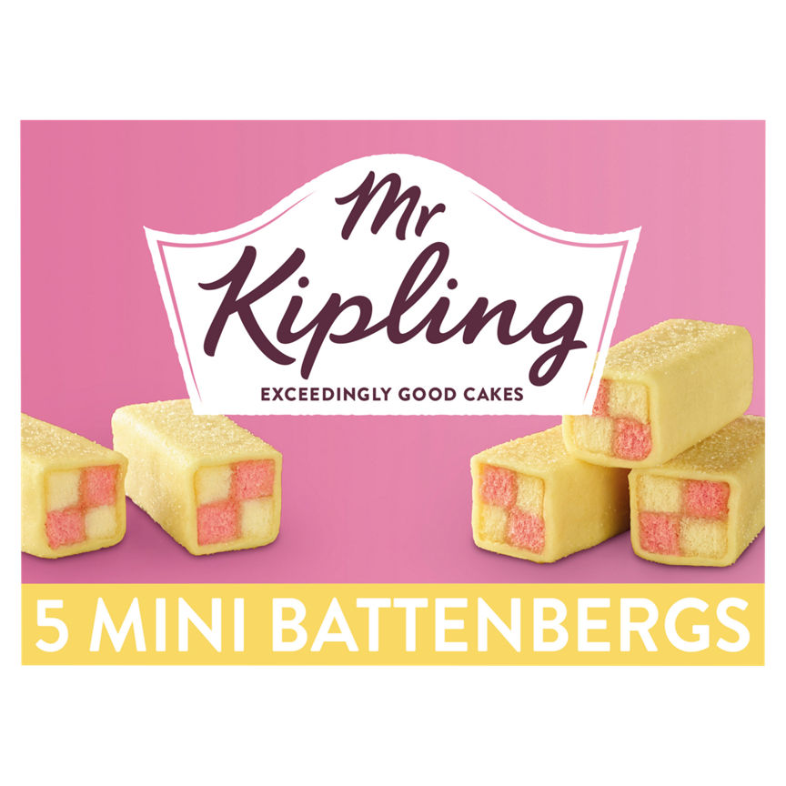 Mr Kipling Mini Battenberg Cakes