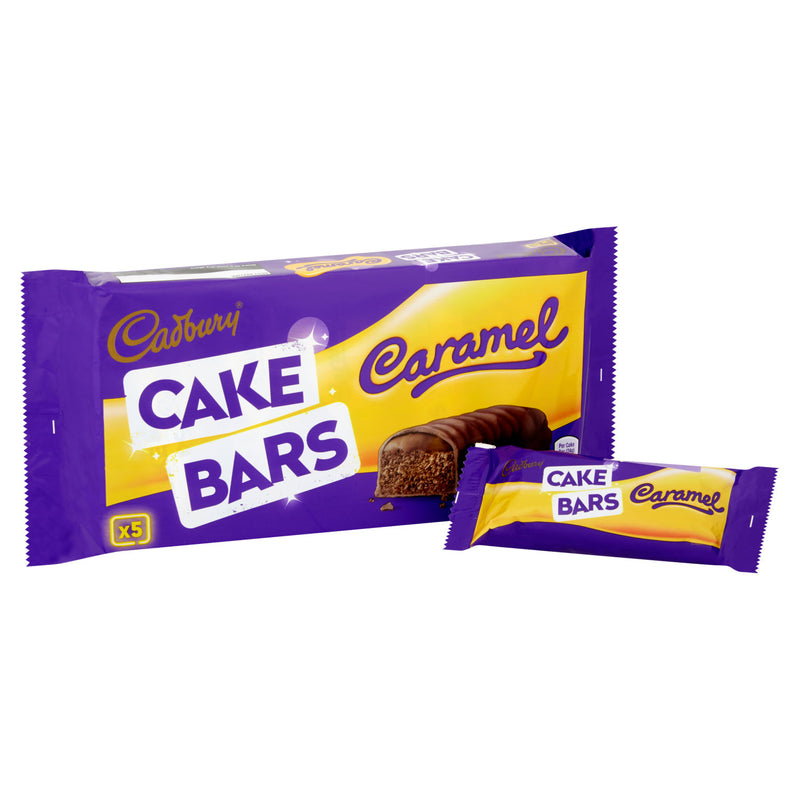 Cadbury caramel cake bars 5 pack - British product