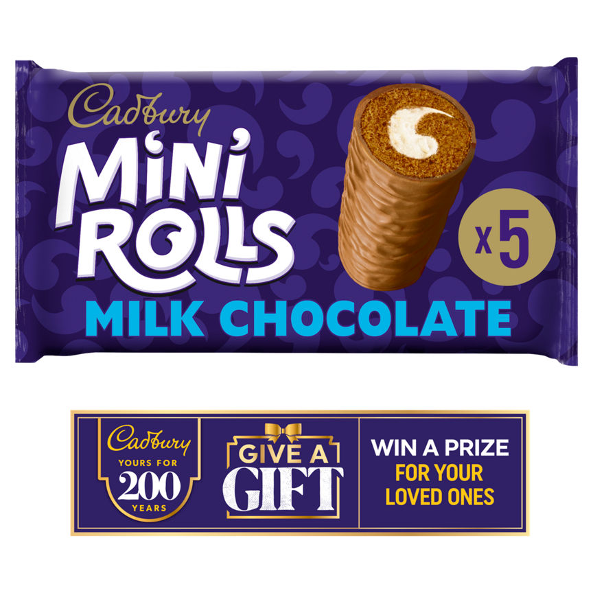 Cadbury Milk Chocolate Mini Rolls Cakes GOODS ASDA   