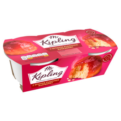 Mr. Kipling Raspberry Sponge Puddings Dessert