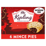 Mr Kipling deep filled mince pies 6 pack - British product