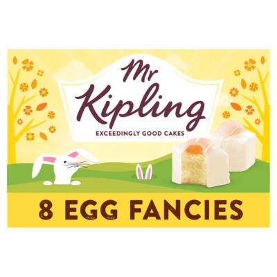 Mr Kipling French Fancies Easter cakes 8 pack, imported from the UK
