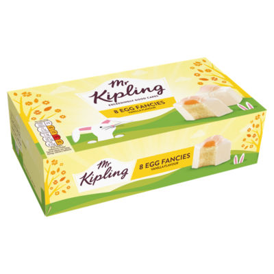 Mr Kipling French Fancies Easter cakes 8 pack, imported from the UK