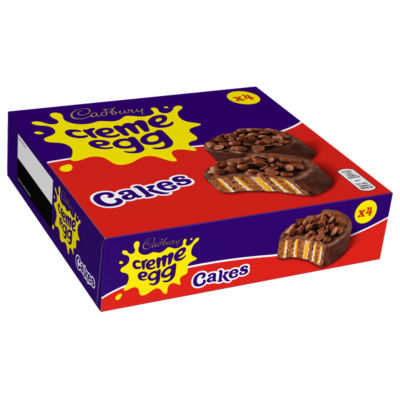 Cadbury Creme Egg Easter cakes 4 pack, imported from the UK