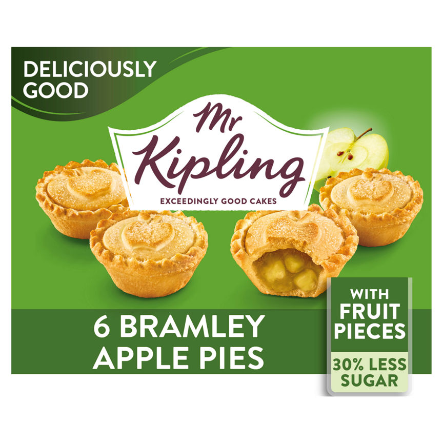 Mr Kipling 6 Bramley Apple Pies GOODS ASDA   