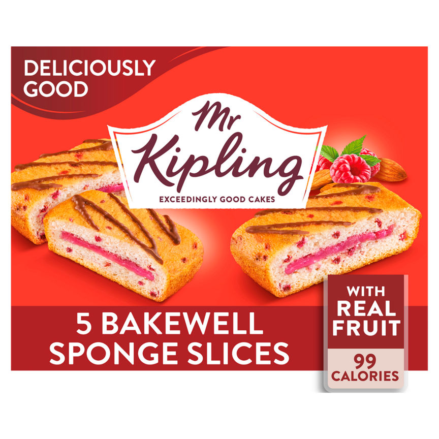 Mr Kipling 5 Bakewell Sponge Slices GOODS ASDA   