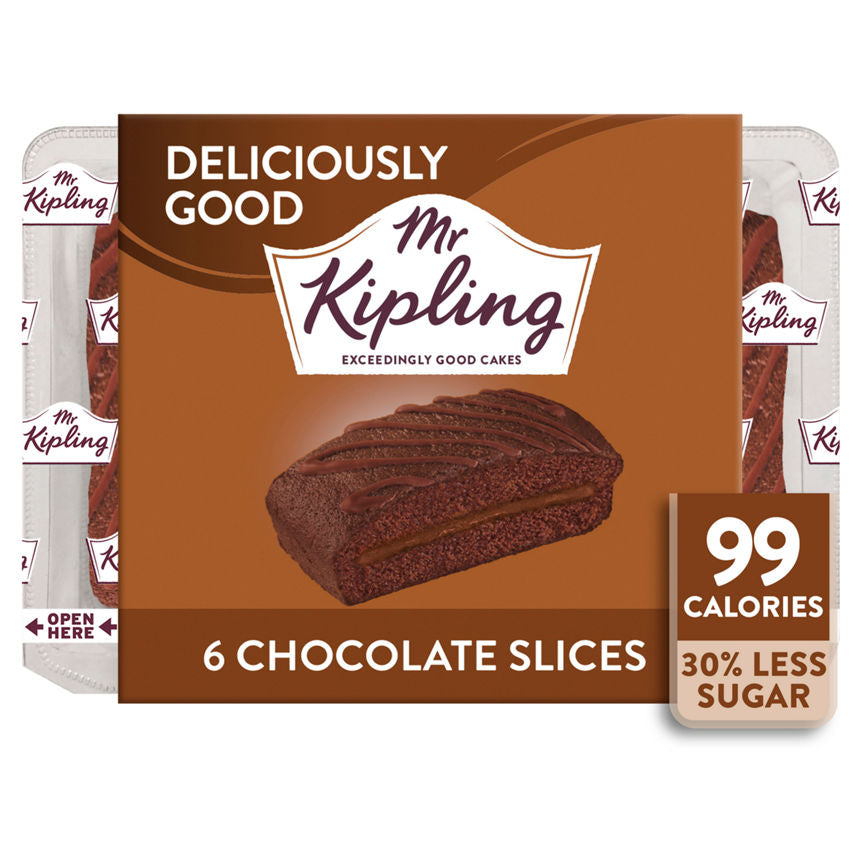 Mr Kipling 6 Chocolate Slices GOODS ASDA   