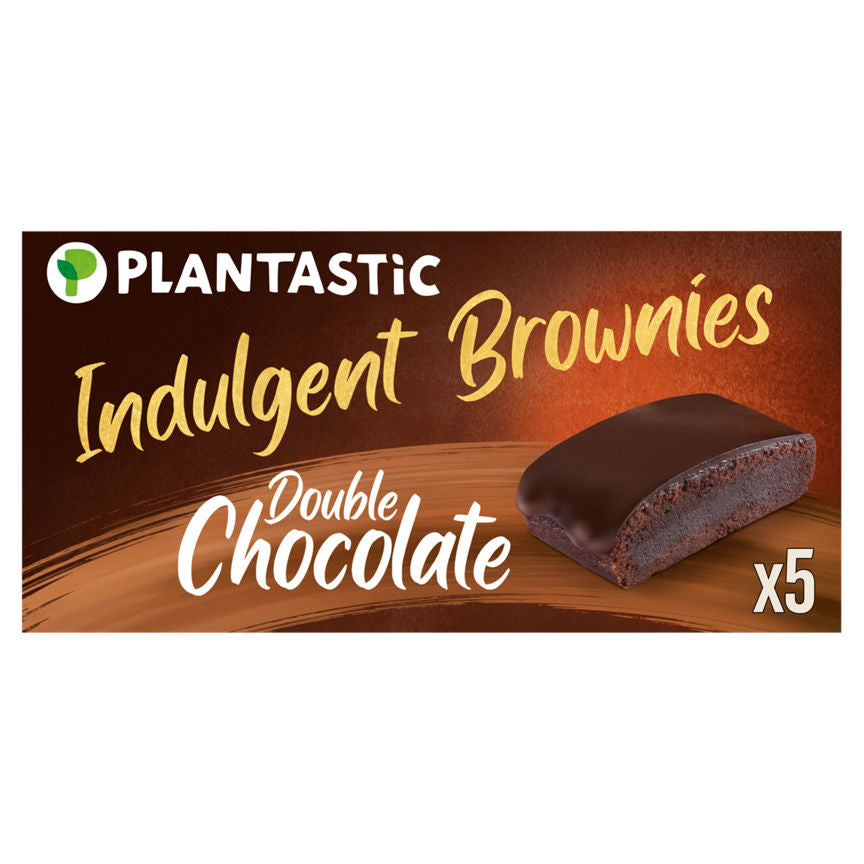 Plantastic 5 Indulgent Brownies Double Chocolate