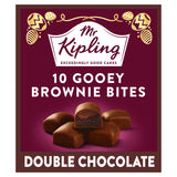 Mr. Kipling Doppelmilchschokoladen-Brownie-Bites, 10er-Packung, importiert aus Großbritannien