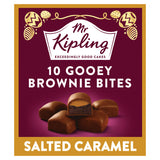 Mr Kipling 10 Gooey Brownie Bites Salted Caramel (15g x 10) GOODS ASDA   