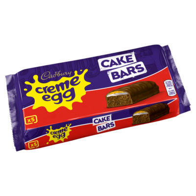 Cadbury Creme Egg chocolate cake bars 5 pack, imported from the UK