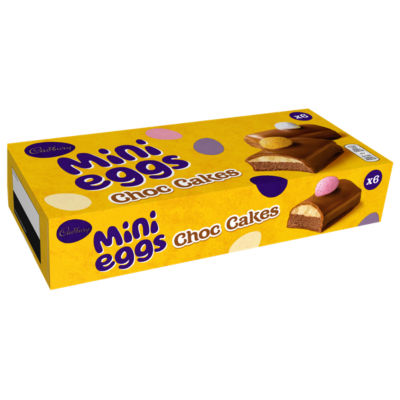Cadbury Mini Eggs Milk Chocolate Easter Cakes 6 pack, UK version
