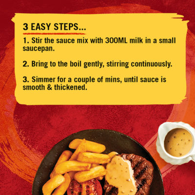 Schwartz Creamy Mild Peppercorn Sauce Mix 25g (British brand)