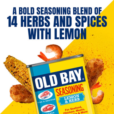 Old Bay seasoning lemon & herb 75g, imported from the UK