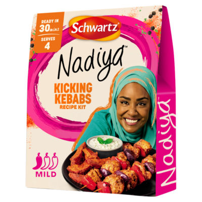 Schwartz Nadiya Kicking Kebabs oppskriftssett 75g