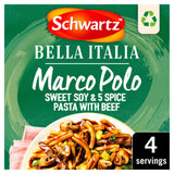 Schwartz Bella Italia Marco Polo Sweet Soy  5 Spice Pasta with Beef 35g