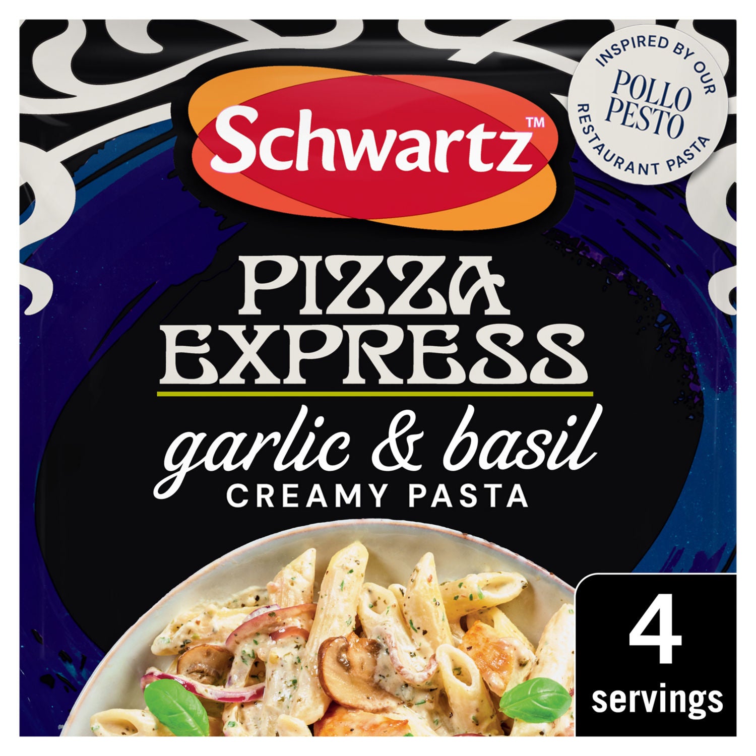 Schwartz pasta seasoning Garlic & Basil 35g, UK version