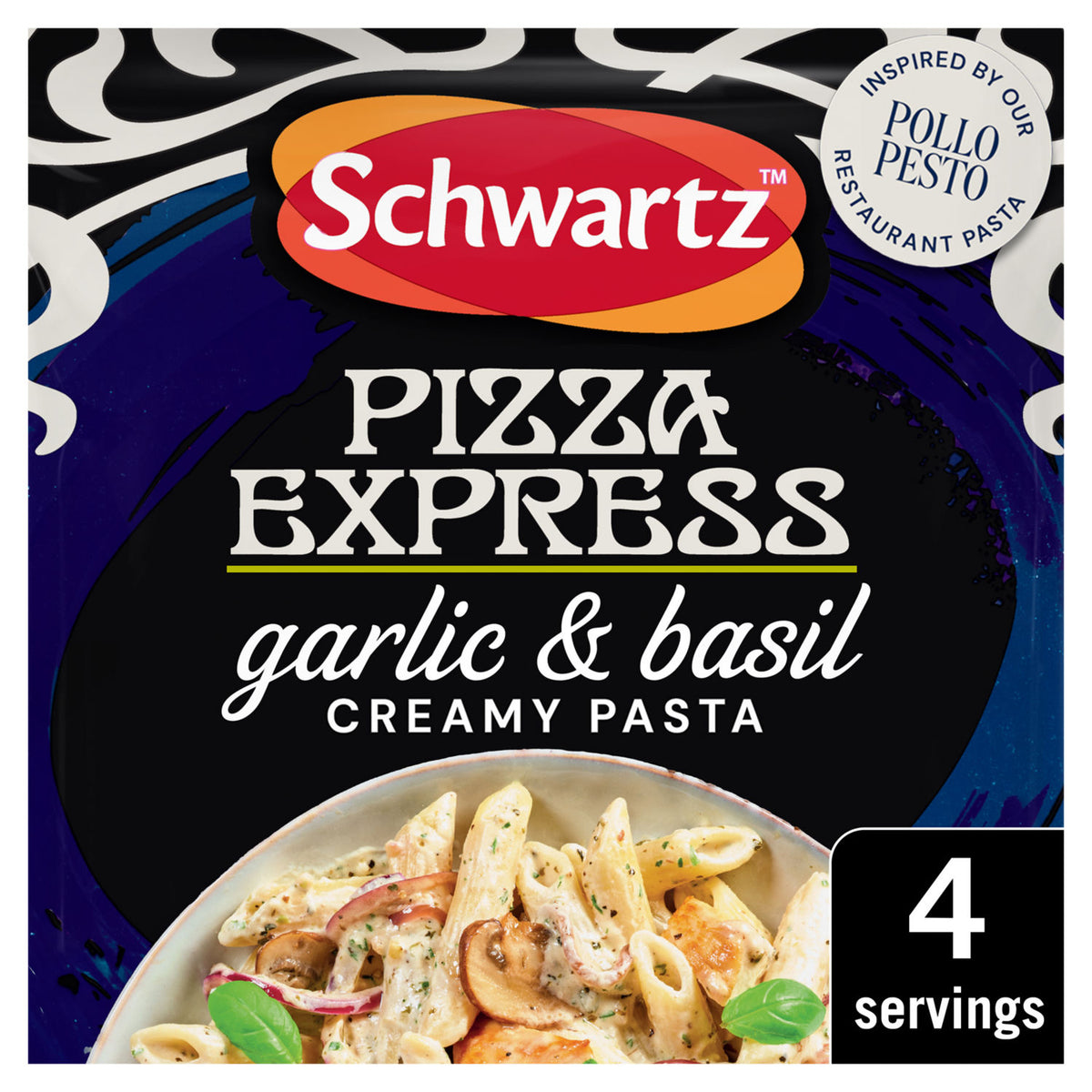 Schwartz pasta seasoning Garlic & Basil 35g, UK version