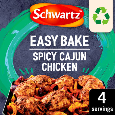 Schwartz Cajun chicken seasoning mix tray bake 30g (British brand)