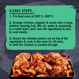 Schwartz Cajun chicken seasoning mix tray bake 30g (British brand)