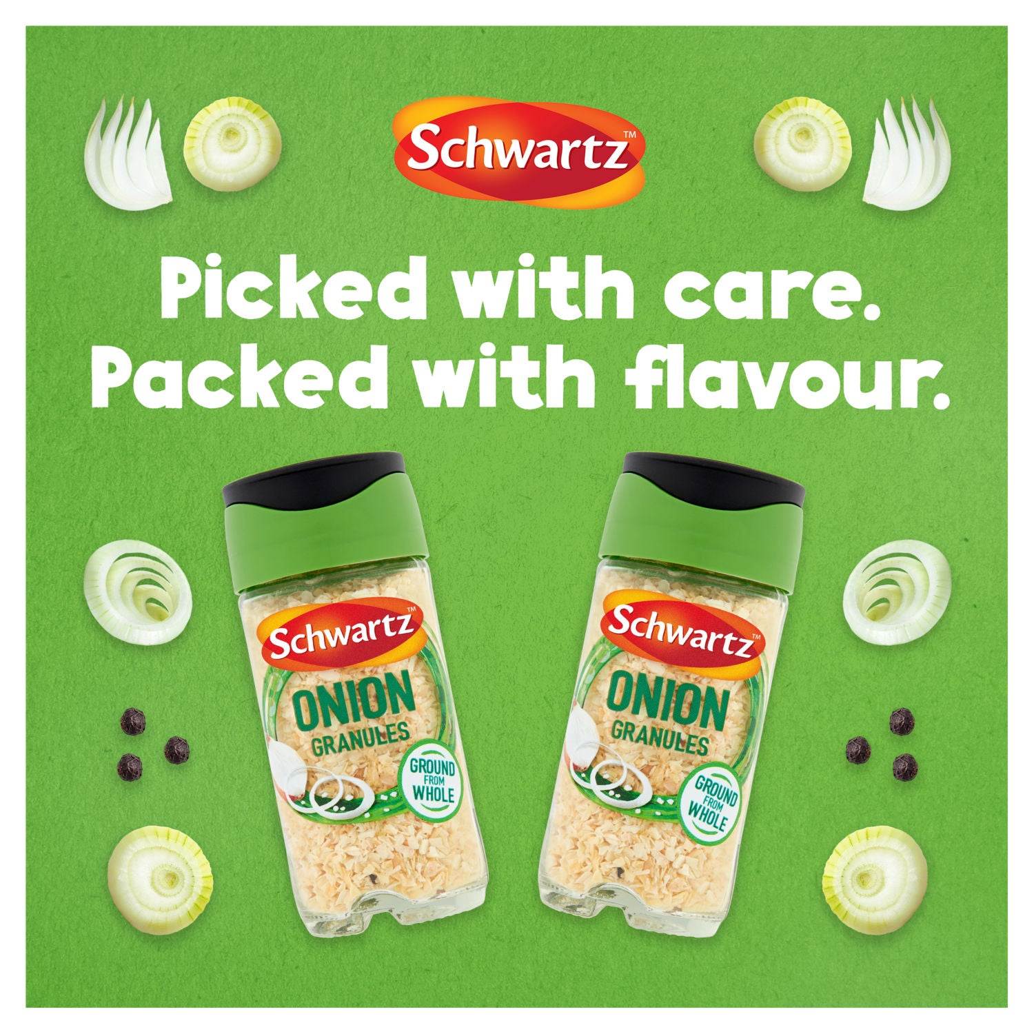 Schwartz onion granules 30g (British brand)
