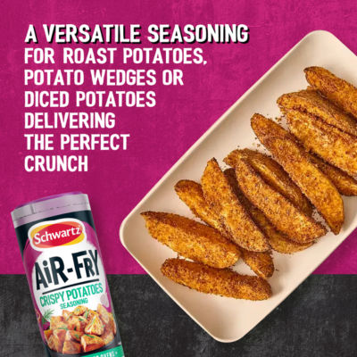 Schwartz air fryer crispy potatoes seasoning 120g, imported from the UK
