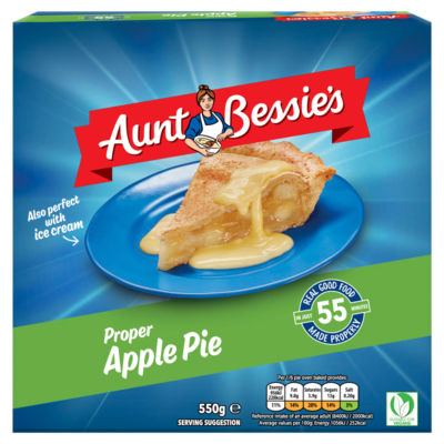 Tarte aux pommes surgelée Aunt Bessie's 550g