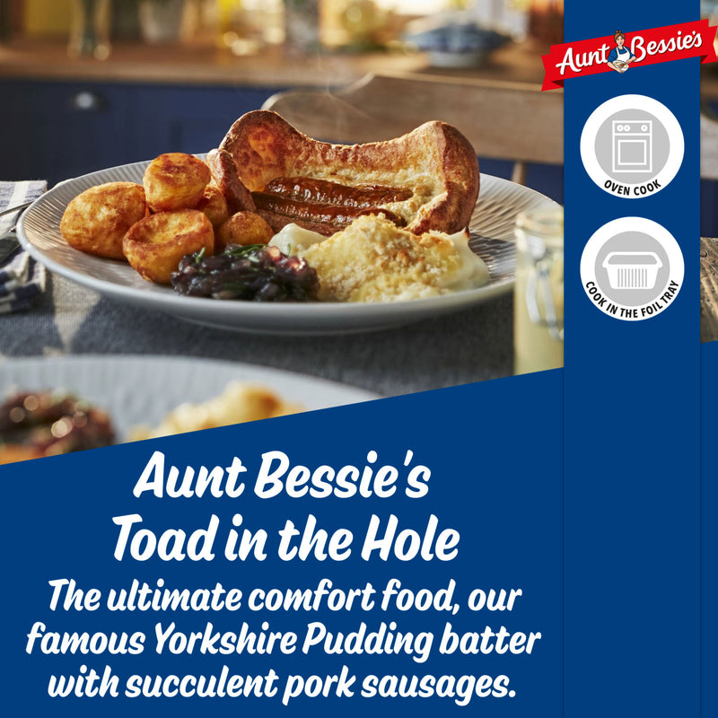 Aunt Bessie's Toad In The Hole ready meal 190g - British product