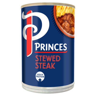 Princes Stewed Steak in Rich Meaty Sauce Canned Ready Meal 392g