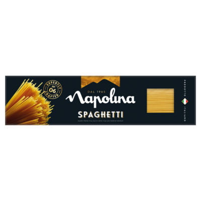 Napolina spaghetti 500g, imported from the UK